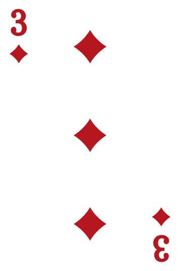 three of diamonds